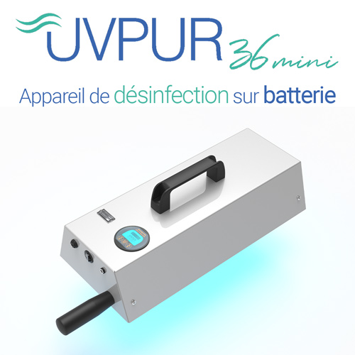 Désinfection de surfaces par UV