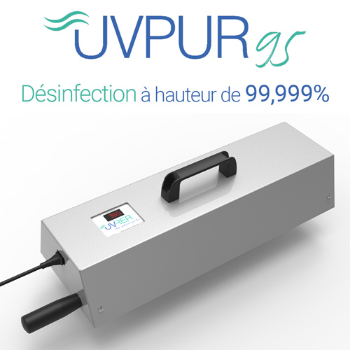 Désinfection de surfaces par UV