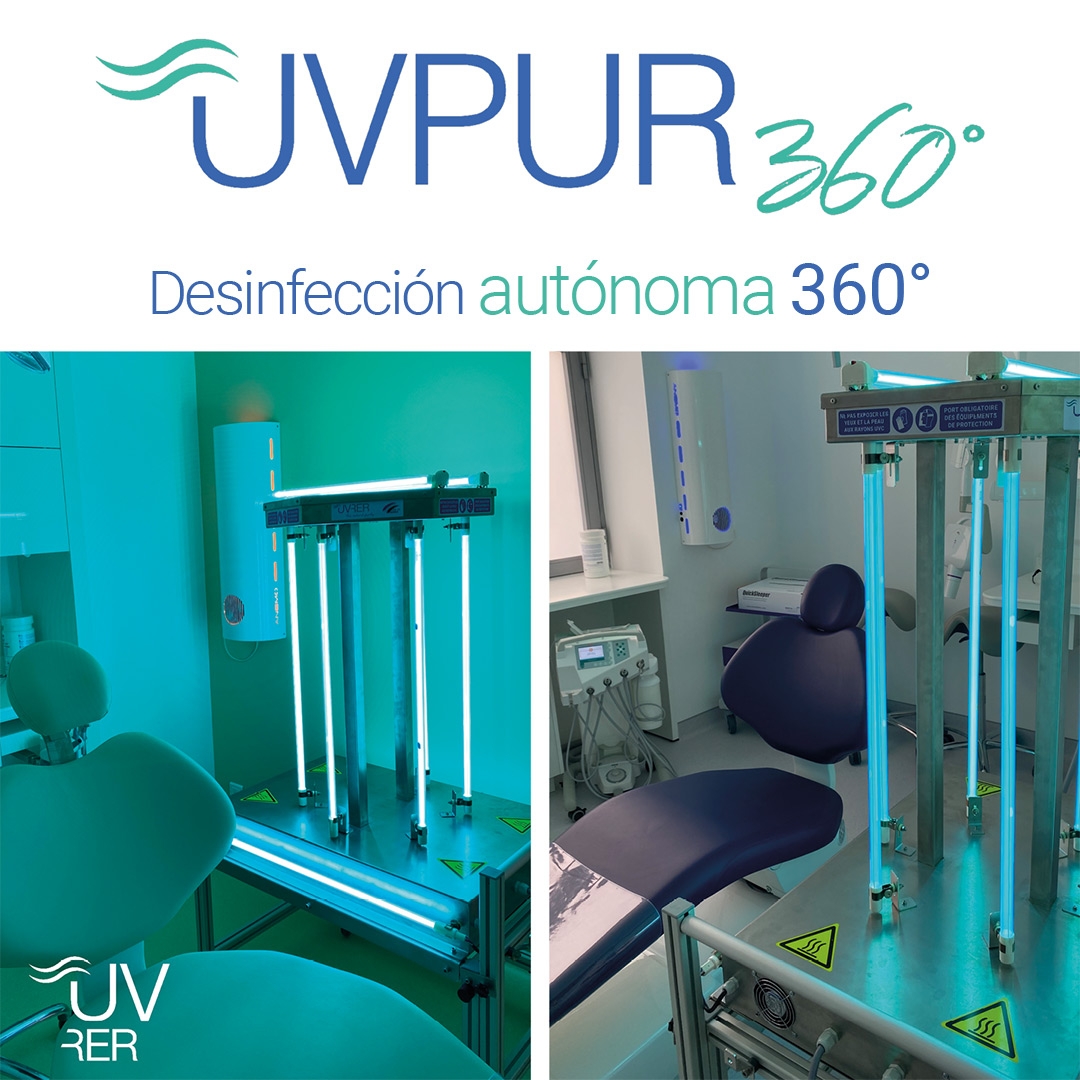 UVPUR 360 desinfección de superficies